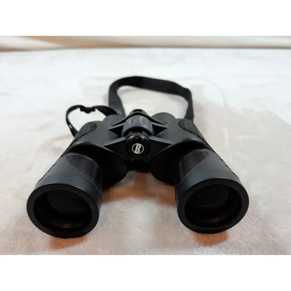 Bushnell 10x42 Waterproof Binoculars Black Model 73-2410 with Neck Strap
